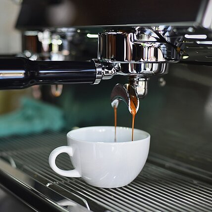 Espresso Zubereitung mit einer Siebträgermaschine